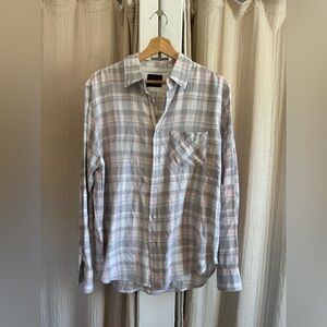 Rag & Bone Fit 3 Button Up- Large
